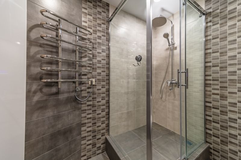 Shower with Modern Fixtures